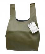 SOFTHYPHENソフトハイフン）の古着「FAUX LEATHER CONVENIENCE BAG」｜カーキ