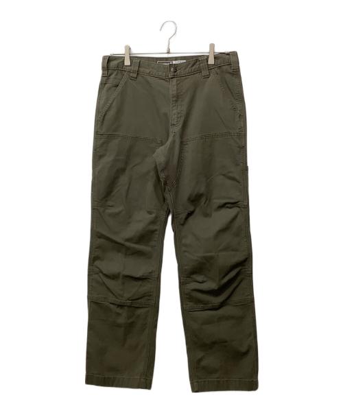 CarHartt（カーハート）CarHartt (カーハート) CANVAS DOUBLE-FRONT UTILITY WORK カーキ サイズ:32の古着・服飾アイテム
