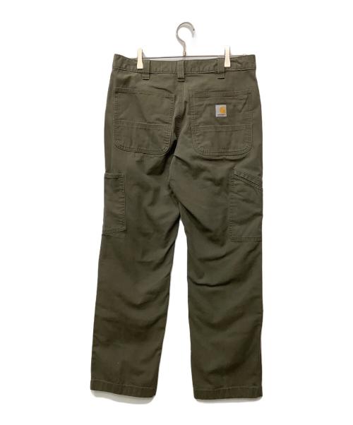 CarHartt（カーハート）CarHartt (カーハート) CANVAS DOUBLE-FRONT UTILITY WORK カーキ サイズ:32の古着・服飾アイテム