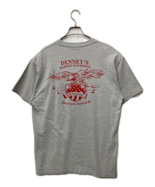 HARLEY-DAVIDSON（ハーレーダビッドソン）HARLEY-DAVIDSON (ハーレーダビッドソン) プリントTシャツ グレー サイズ:Lの古着・服飾アイテム