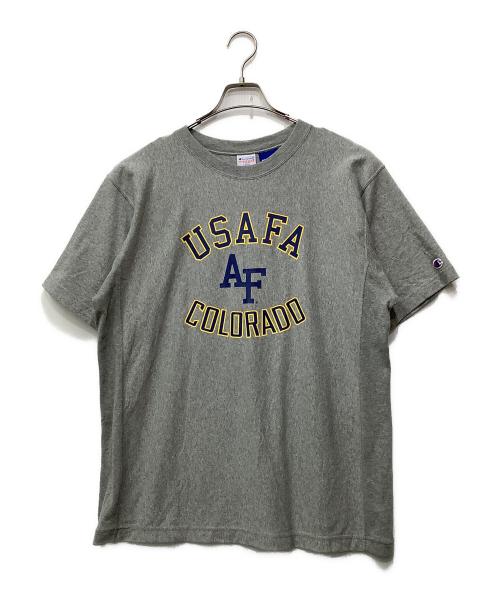 Champion REVERSE WEAVE（チャンピオン リバース ウィーブ）Champion REVERSE WEAVE (チャンピオン リバース ウィーブ) 半袖Tシャツ グレー サイズ:Lの古着・服飾アイテム