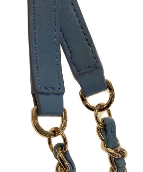 TORY BURCH（トリーバーチ）TORY BURCH (トリーバーチ) チェーントートバッグ スカイブルーの古着・服飾アイテム