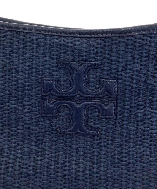 TORY BURCH（トリーバーチ）TORY BURCH (トリーバーチ) チェーントートバッグ ネイビーの古着・服飾アイテム