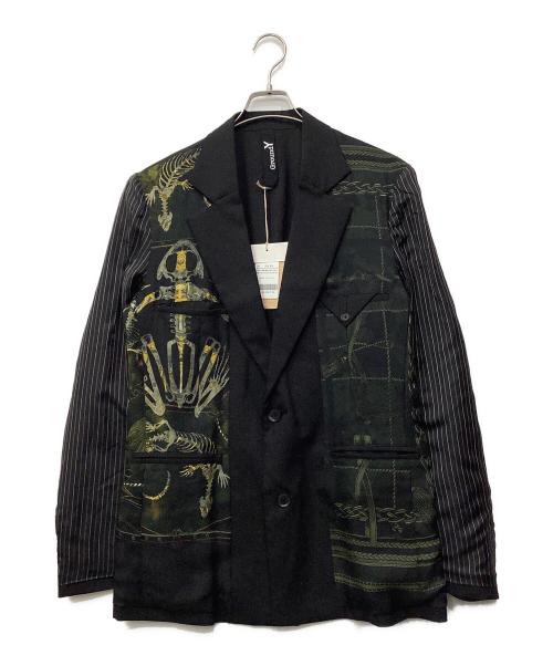 GROUND Y（グラウンドワイ）GROUND Y (グラウンドワイ) テーラードジャケット ブラック サイズ:3の古着・服飾アイテム