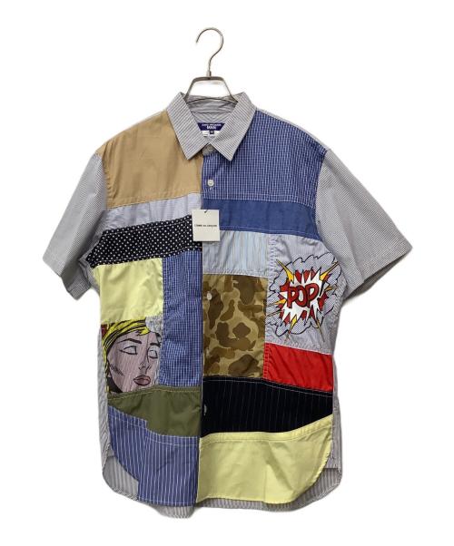 COMME des GARCONS JUNYA WATANABE MAN（コム デ ギャルソン ジュンヤ ワタナベ マン）COMME des GARCONS JUNYA WATANABE MAN (コム デ ギャルソン ジュンヤ ワタナベ マン) 半袖シャツ マルチカラー サイズ:Mの古着・服飾アイテム