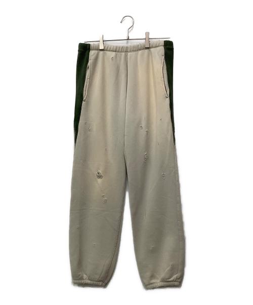 Needles（ニードルズ）Needles (ニードルズ) パンツ ベージュ×グリーン サイズ:Mの古着・服飾アイテム