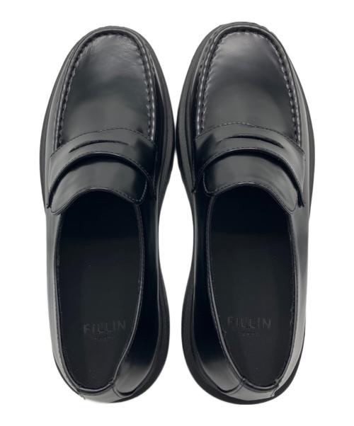 FILLIN（フィルイン）FILLIN (フィルイン) UNOS LOAFER ローファー ブラック サイズ:28cmの古着・服飾アイテム