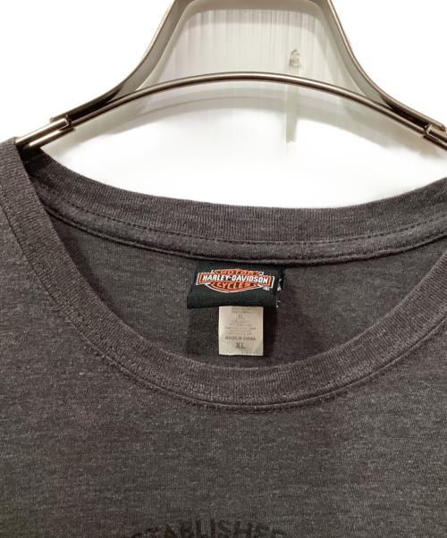 HARLEY-DAVIDSON（ハーレーダビッドソン）HARLEY-DAVIDSON (ハーレーダビッドソン) 半袖Tシャツ グレー サイズ:XLの古着・服飾アイテム