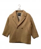 green label relaxingグリーンレーベルリラクシング）の古着「MANTECO PURE ショート コート」｜ブラウン