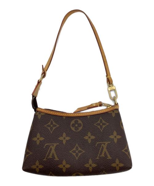 LOUIS VUITTON（ルイ ヴィトン）LOUIS VUITTON (ルイ ヴィトン) ミニポシェット ディライトフル　ハンドバッグ ブラウンの古着・服飾アイテム