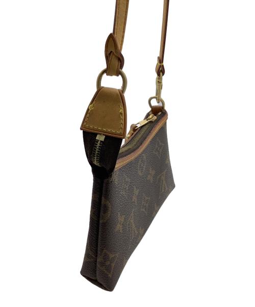 LOUIS VUITTON（ルイ ヴィトン）LOUIS VUITTON (ルイ ヴィトン) ミニポシェット ディライトフル　ハンドバッグ ブラウンの古着・服飾アイテム