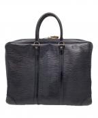 LOUIS VUITTONルイ ヴィトン）の古着「エピ　ドキュマン ヴォワヤージュ　ブリーフケース」｜ブラック