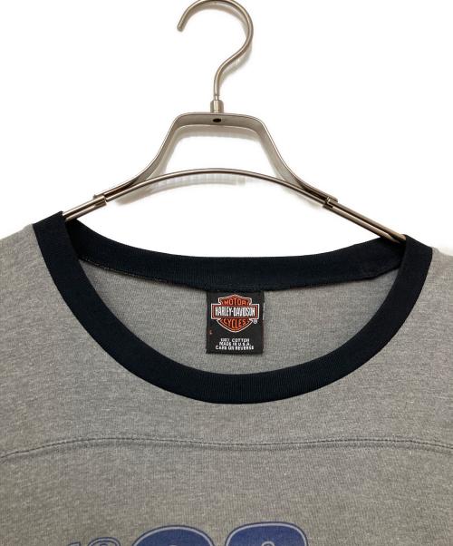 HARLEY-DAVIDSON（ハーレーダビッドソン）HARLEY-DAVIDSON (ハーレーダビッドソン) 長袖Tシャツ グレー サイズ:Lの古着・服飾アイテム