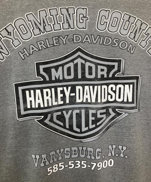HARLEY-DAVIDSON（ハーレーダビッドソン）HARLEY-DAVIDSON (ハーレーダビッドソン) 長袖Tシャツ グレー サイズ:Lの古着・服飾アイテム