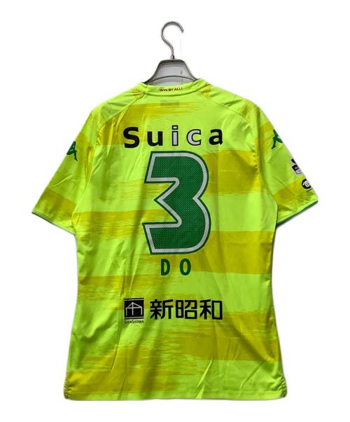 KAPPA（カッパ）Kappa (カッパ) サッカーユニフォーム イエロー サイズ:Lの古着・服飾アイテム