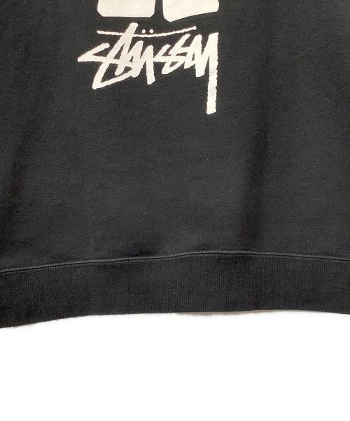 stussy（ステューシー）stussy (ステューシー) プルオーバーパーカー ブラック サイズ:Mの古着・服飾アイテム