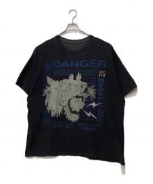 Travis Scott×cactusu jack（トラヴィススコット）の古着「Tシャツ」｜ブラック×ブルー