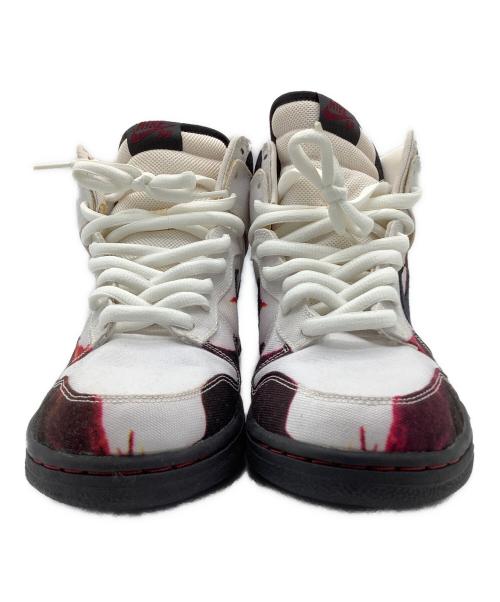 NIKE（ナイキ）NIKE (ナイキ) DUNK HIGH PRO SB MELVINS　ハイカットスニーカー ホワイト×レッド サイズ:29cmの古着・服飾アイテム