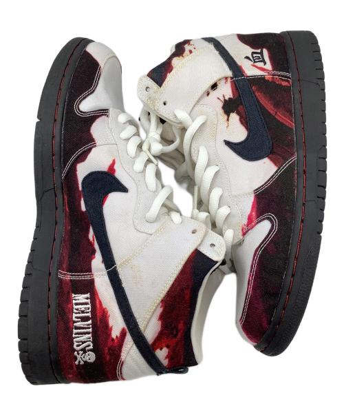 NIKE（ナイキ）NIKE (ナイキ) DUNK HIGH PRO SB MELVINS　ハイカットスニーカー ホワイト×レッド サイズ:29cmの古着・服飾アイテム