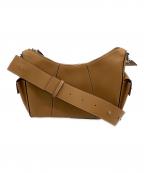 RSVP Parisアールエスブイピー）の古着「Batman SMOOTH CALFSKIN DULCE　レザーショルダーバッグ」｜キャメル