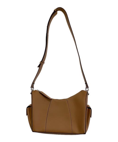 RSVP Paris（アールエスブイピー）RSVP Paris (アールエスブイピー) Batman SMOOTH CALFSKIN DULCE　レザーショルダーバッグ キャメルの古着・服飾アイテム