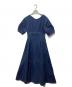 moussy（マウジー）の古着「半袖ワンピース」｜インディゴ