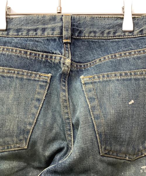 HELMUT LANG（ヘルムートラング）HELMUT LANG (ヘルムートラング) ボタンフライ ペンキデニムパンツ インディゴ サイズ:W28の古着・服飾アイテム