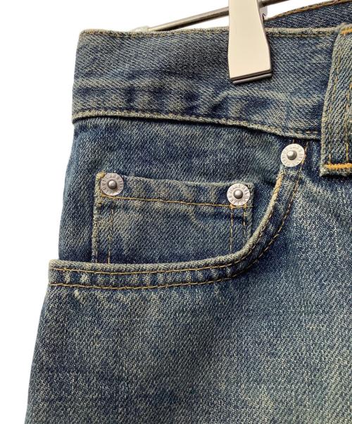 HELMUT LANG（ヘルムートラング）HELMUT LANG (ヘルムートラング) ボタンフライ ペンキデニムパンツ インディゴ サイズ:W28の古着・服飾アイテム