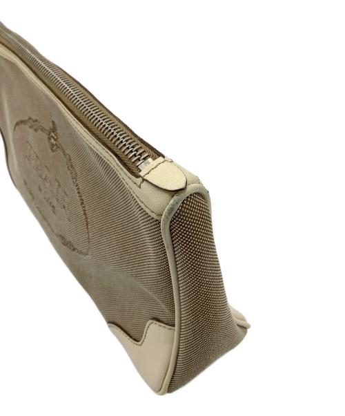 PRADA（プラダ）PRADA (プラダ) セカンドバッグ ベージュの古着・服飾アイテム