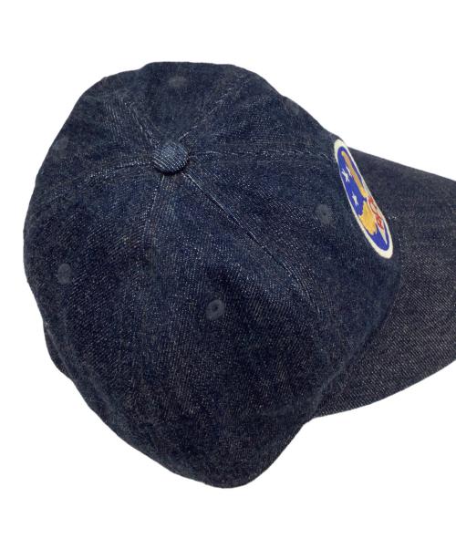 RRL（ダブルアールエル）RRL (ダブルアールエル) ウィングロゴ　デニムキャップ インディゴの古着・服飾アイテム