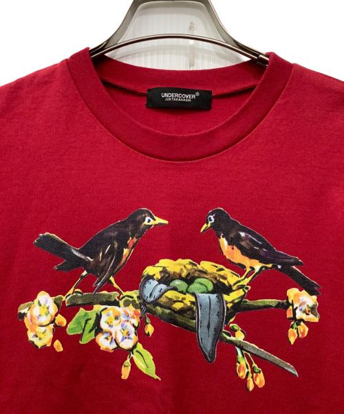 UNDERCOVER（アンダーカバー）UNDERCOVER (アンダーカバー) プリントTシャツ レッド サイズ:2の古着・服飾アイテム