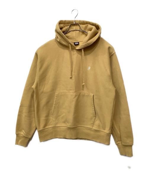 stussy（ステューシー）stussy (ステューシー) プルオーバーパーカー イエロー サイズ:Mの古着・服飾アイテム