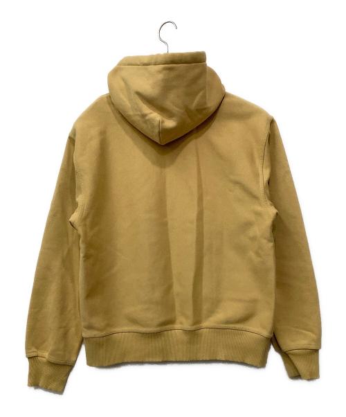 stussy（ステューシー）stussy (ステューシー) プルオーバーパーカー イエロー サイズ:Mの古着・服飾アイテム