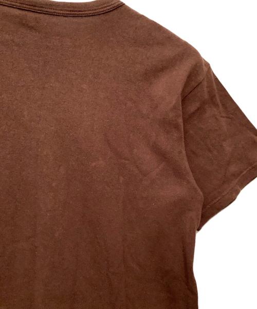 THE REAL McCOY'S（ザ・リアルマッコイズ）THE REAL McCOY'S (ザ・リアルマッコイズ) プリントTシャツ ブラウン サイズ:Lの古着・服飾アイテム