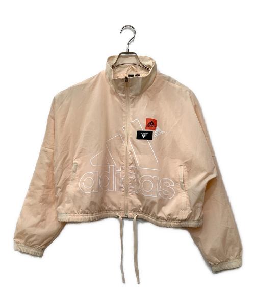 adidas（アディダス）adidas (アディダス) ナイロンジャケット ピンク サイズ:XLの古着・服飾アイテム
