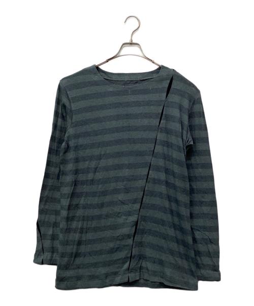 KOHSHIN SATOH（コウシンサトウ）KOHSHIN SATOH (コウシンサトウ) Tシャツ ネイビー サイズ:48の古着・服飾アイテム