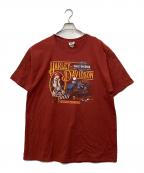 HARLEY-DAVIDSON×Hanesハーレーダビッドソン×ヘインズ）の古着「半袖Tシャツ」｜レッド