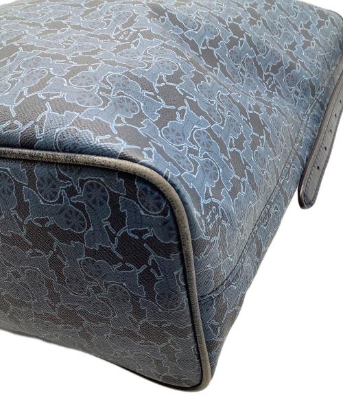 CELINE（セリーヌ）CELINE (セリーヌ) サルキー ショルダーバッグ ブルー×ネイビーの古着・服飾アイテム