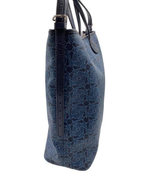 CELINE（セリーヌ）CELINE (セリーヌ) サルキー ショルダーバッグ ブルー×ネイビーの古着・服飾アイテム