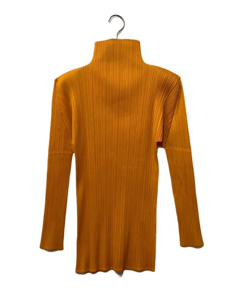 PLEATS PLEASE（プリーツプリーズ）PLEATS PLEASE (プリーツプリーズ) 長袖カットソー オレンジ サイズ:FREEの古着・服飾アイテム