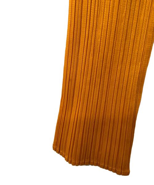 PLEATS PLEASE（プリーツプリーズ）PLEATS PLEASE (プリーツプリーズ) 長袖カットソー オレンジ サイズ:FREEの古着・服飾アイテム
