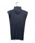 ISSEY MIYAKE (イッセイミヤケ) ノースリーブカットソー ブルー サイズ:L：11000円