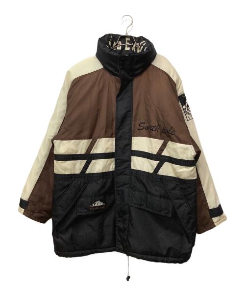 SOUTHPOLE（サウスポール）SOUTHPOLE (サウスポール) ジャケット ブラウン×ブラック サイズ:XLの古着・服飾アイテム