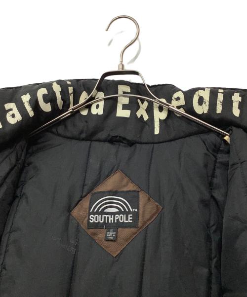 SOUTHPOLE（サウスポール）SOUTHPOLE (サウスポール) ジャケット ブラウン×ブラック サイズ:XLの古着・服飾アイテム