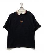 HUFハフ）の古着「ポロスウェット」｜ブラック