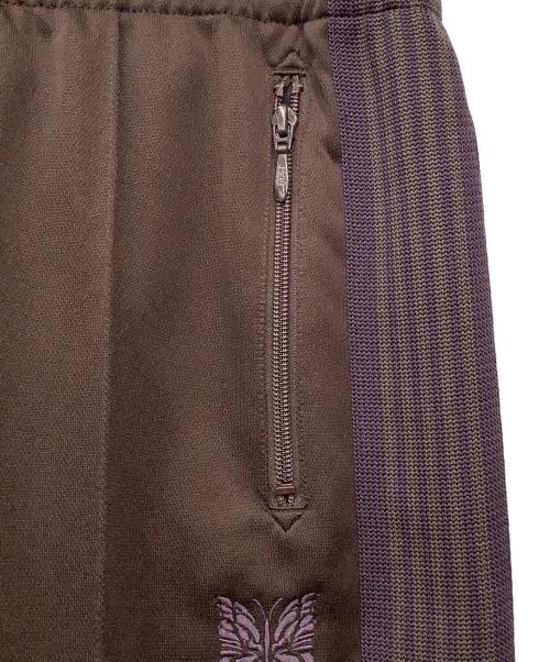 Needles（ニードルズ）Needles (ニードルズ) Track Pant - Poly Smooth Needles ブラウン×パープル サイズ:Mの古着・服飾アイテム