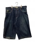 pellepelleペレペレ）の古着「デニムハーフパンツ」｜インディゴ