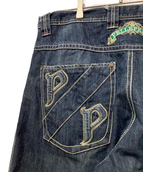 pellepelle（ペレペレ）pellepelle (ペレペレ) デニムハーフパンツ インディゴ サイズ:W34の古着・服飾アイテム