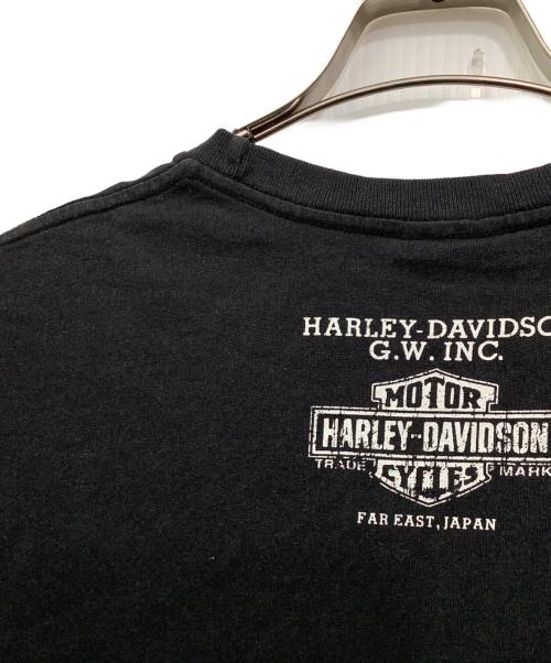 HARLEY-DAVIDSON（ハーレーダビッドソン）HARLEY-DAVIDSON (ハーレーダビッドソン) プリントTシャツ ブラック サイズ:不明の古着・服飾アイテム
