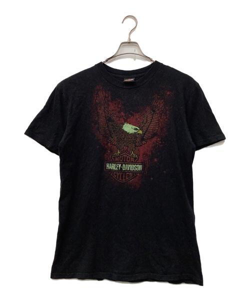 HARLEY-DAVIDSON（ハーレーダビッドソン）HARLEY-DAVIDSON (ハーレーダビッドソン) プリントTシャツ ブラック サイズ:Lの古着・服飾アイテム